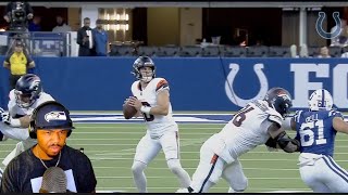 BigR reacts To Every Bo Nix Throw and Run Denver Broncos vs Indianapolis Colts Highlights [upl. by Asfah945]