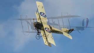 quotCurtiss JN4 Jennyquot at WWI Dawn Patrol Rendezvous 2016 [upl. by Eiramlehcar906]