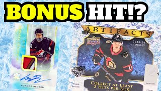 BEDARD BONANZA OPENING A NEW 202324 UPPER DECK ARTIFACTS HOBBY BOX [upl. by Eaj69]