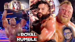 WWE Royal Rumble 2022 WINNERS SURPRISES amp Full Results  Brock Lesnar Wins Mens Rumble Highlights [upl. by Trebor]