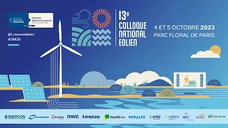 Live des conférences plénières du 04 octobre  Matin  Colloque National Éolien 2023 [upl. by Cate313]