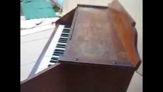 Sehr altes antike Harmonium MüllerWerdau MVI 2323 EX12 [upl. by Sirehc997]