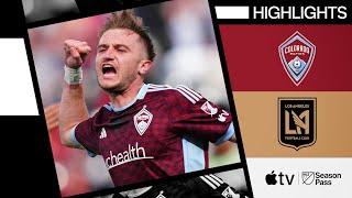 Colorado Rapids vs LAFC  Djordje Mihailovic Brace  Full Match Highlights [upl. by Yendyc]