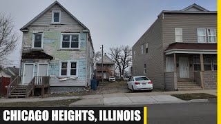 A DYING Decaying Dangerous Declining Italian Mob Town  Chicago Heights Illinois [upl. by Saree]