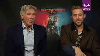 EXCLUSIVE Ryan Gosling and Harrison Ford talk Blade Runner 2049 [upl. by Imtiaz]