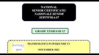 Q9 NOV 2022 PAPER 1 GRADE 12 CAPS DBE NSC MATHEMATICS  CALCULUS OPTIMISATION [upl. by Bigelow]