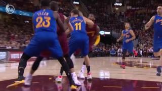 Draymond Green gets upset Cavaliers vs Warriors Nba christmas 2016 2016 [upl. by Ailices]