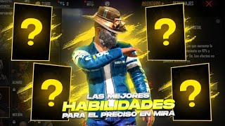 HABILIDADES para USAR con PRECISO en MIRA en FREE FIRE  COMBO DE HABILIDADES PARA PRECISO EN MIRA [upl. by Natalie]