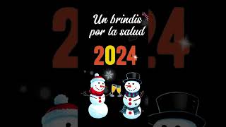 ¡Shorts FELIZ AÑO nuevo 2024🍾 🥂 FELICITACIÓN con Video corto para compartir en WhatsApp [upl. by Annagroeg]