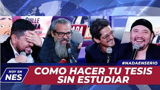 NADA EN SERIO FT GONCHO IGLESIAS Y JOB MANSILLA  T3 EP4  COMO HACER TU TESIS SIN ESTUDIAR [upl. by Iral]