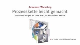 CAMSimulation Produktiver Fertigen  OPEN MIND  hyperMILL  CGTech  Vericut  HEIDENHAIN  TNC [upl. by Danelle]