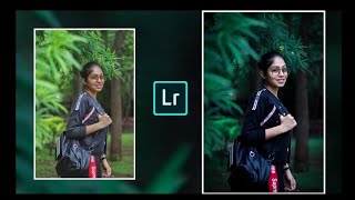 How to Edit MOODY GREEN  Lightroom Mobile Tutorial [upl. by Otho]