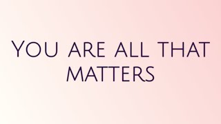 You are all that matters by GUC lyrics [upl. by Eceerahs]