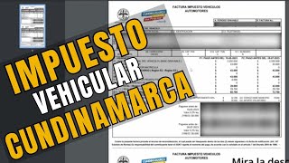 como DESCARGAR IMPUESTO VEHICULAR en Cundinamarca ✅ 2024 ✅ [upl. by Analaf757]