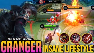 FINALLY Granger Best One Shot Lifesteal Build amp Emblem  Build Top Global Granger 2024  MLBB [upl. by Akfir]