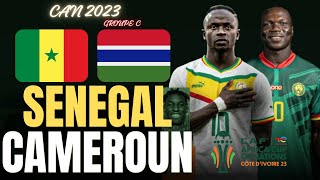 🔴LIVE SÉNÉGAL  CAMEROUN  ALLEZ 🇸🇳 POUR LA QUALIF 2ème JOURNÉE GROUPE B CAN CÔTE DIVOIRE 2024 [upl. by Crysta49]