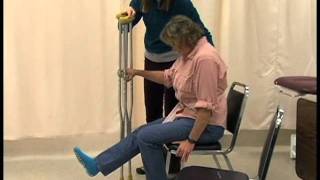 Crutch Gait Training Physical Therapy Assistant Skills Video 1 [upl. by Eniale]