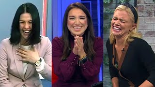 Top 6 Laughing News Anchors Cracking Up [upl. by Galer]