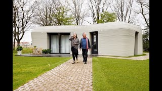 Eerste 3Dbetongeprinte woning in Eindhoven Project Milestone [upl. by Xela808]