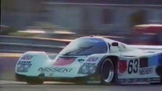 NISSEKI TRUST PORSCHE 962C in 1990 Le Mans 24Hours [upl. by Mehsah266]