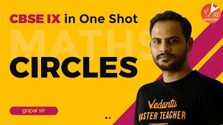 Circles in One Shot  CBSE Class 9 Maths Chapter 10  NCERT Solutions  Vedantu 9 and 10 English [upl. by Ardnaeel841]