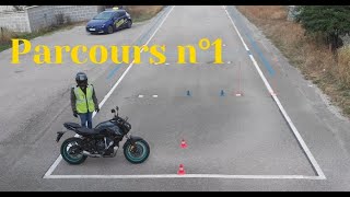 Vidéo illustrative du permis A2 parcours n°1 [upl. by Vola]