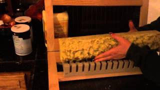 Cutting Cedarwood and Tea Tree Oil Hot Process Soap with Recipe [upl. by Mozart]