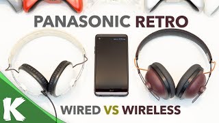 Panasonic Retro Headphones  HTX7 vs HTX80B  Original vs Upgraded  Review [upl. by Yrtnej]