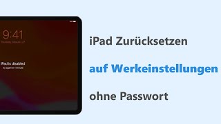 So setzen Sie das iPad auf die Werkseinstellungen zurück wenn Sie das Passwort vergessen iOS16 [upl. by Ellinad]