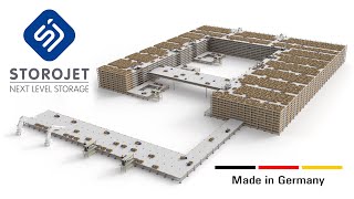 STOROJET automatisches Lager und Kommissioniersystem  Made In Germany [upl. by Edyaw]