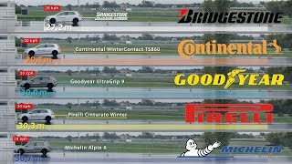 Bridgestone vs Continental vs Goodyear vs Pirelli vs Michelin – Tyre Test [upl. by Apostles236]