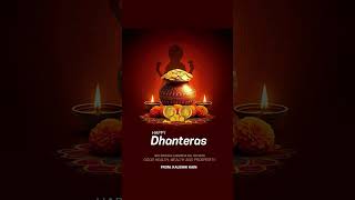 Happy Dhanteras Wishes Status  Dhanteras WhatsApp Status  धनतेरस स्टेटस  Dhanteras 2024 Status [upl. by Veradia]