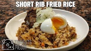 SUPER EASY FRIED RICE RECIPE Short Rib Fried Rice Tomguts Media [upl. by Keg]