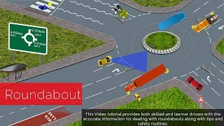 UK ROUNDABOUT RULES DRIVING LESSON ACCORDING TO HIGHWAY RULES PASS YOUR DRIVING TEST [upl. by Treacy]