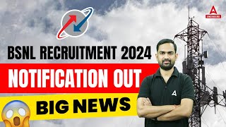 BSNL Recruitment 2024  BSNL Job Vacancy 2024  BSNL Senior Executive Trainee Notification [upl. by Lawlor]