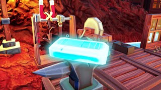 Forging A HUGE CRYSTAL Ingot in Hydroneer [upl. by Heffron593]