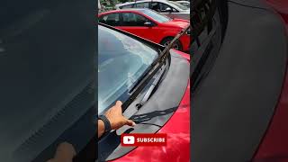 aerotwin wiper vs normal  Front wipers of normal vs high end carswipers [upl. by Gunar270]