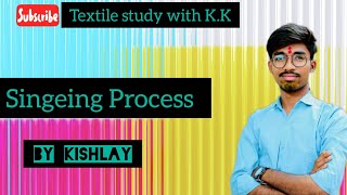 Singeing process in textile [upl. by Rawden]