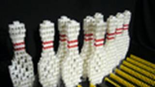 Bowling For Dominos 4800 dominoes [upl. by Leese]