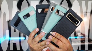 Google Pixel 6 Pro CASEOLOGY Case LineUp Review [upl. by Orrin]