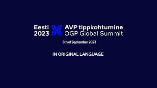 ORIG 2023 OGP Global Summit  DAY 1 [upl. by Aridan]