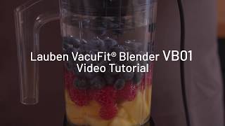 Video tutoriál Jak používat Lauben VacuFit® Blender VB01 [upl. by Thgiwed]