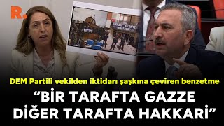 DEM Partili vekilden iktidarı şaşkına çeviren benzetme Bir tarafta Gazze diğer tarafta Hakkâri [upl. by Yelsehc]