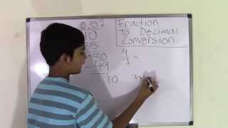 Conversion of Decimals to Fractions  Class 6  CBSE  NCERT  ICSE [upl. by Aeriela304]