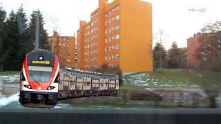 Zug Mitfahrt Pfäffikon SZ  Zürich HB Nänikon Greifensee  SchwerzenbachTrain ride Viagem de trem [upl. by Dobrinsky912]