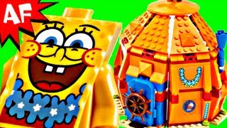 Lego Spongebob UNDERSEA PARTY Set 3818 Animated Building Review [upl. by Aivato202]