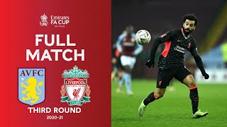 FULL MATCH  Aston Villa v Liverpool  Emirates FA Cup Third Round 202021 [upl. by Sorcim456]