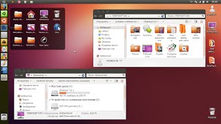 Ubuntu Skin Pack  пакет оформления для windows 7881 в стиле OS Ubuntu [upl. by Kaltman]