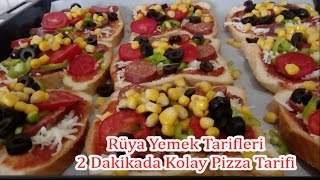 Kolay Pizza Tarifi Pizza Nasıl Yapılır [upl. by Seltzer]