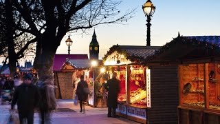 Londons Southbank Winter Festival 2016 [upl. by Oinimreh779]